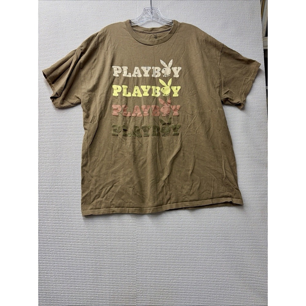 Playboy T-Shirt Brown XL